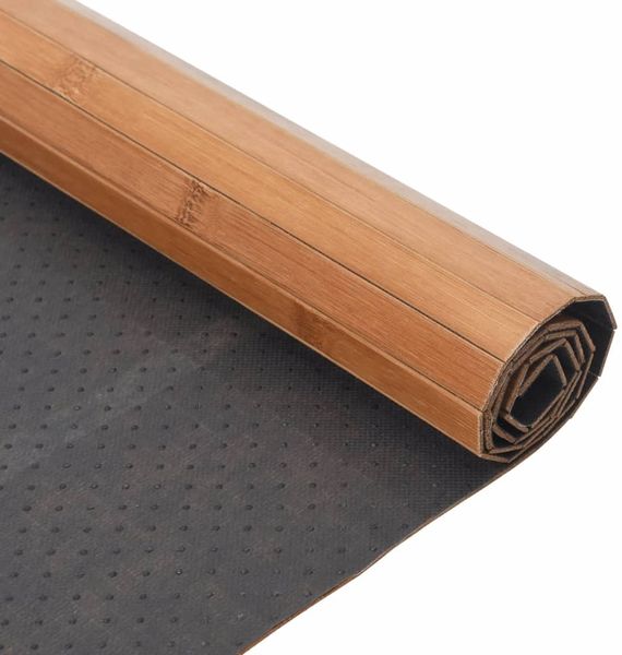 vidaXL Teppich Rechteckig Natur 80x500 cm Bambus 376793 Bild 5