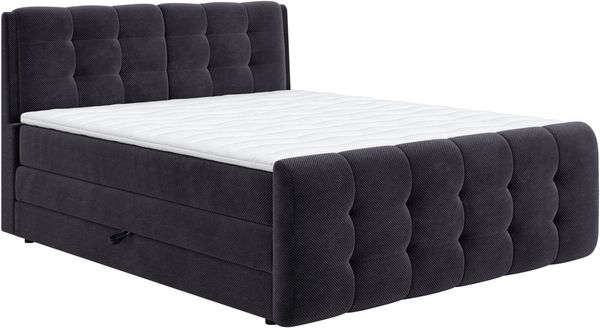 COTTA Boxspringbett Fort mit Bettkasten, inkl. Topper, erhältlich in verschiedenen Breiten (160cm, 180cm & 200cm)