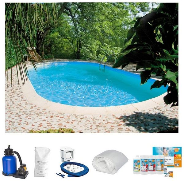 SUMMER FUN Ovalpool Premium Tahiti (Set)