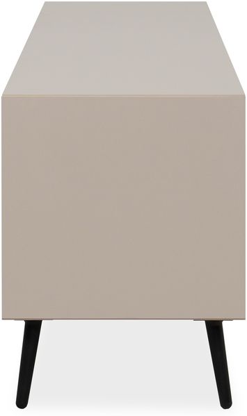 Lowboard >Arona< 3 Klappen, in Sand / Schwarz - 175x50x38cm (BxHxT) Bild 9