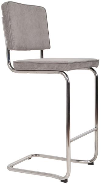 Barhocker - Ridge Kink Rib - Hellgrau