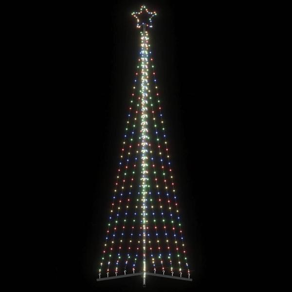 vidaXL Weihnachtsbaum-Beleuchtung 495 LEDs Mehrfarbig 300,5 cm 4016439