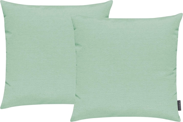 MAGMA Kissenhüllen FINO - ca. 50 x 50 cm - 2er Set mint