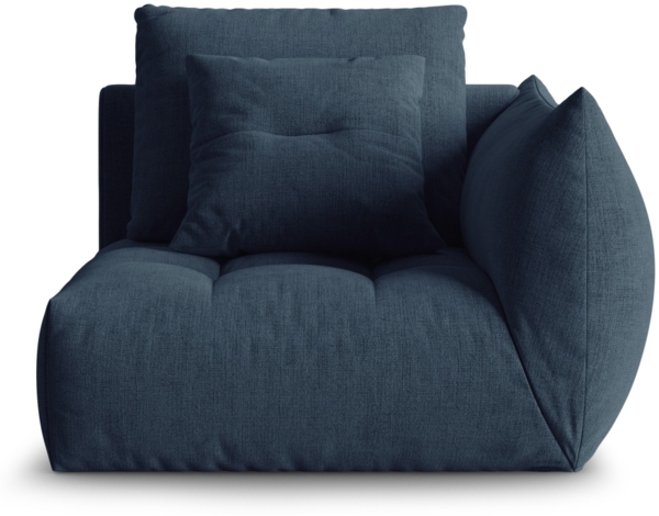 Micadoni Eckmodul Bloom Rechts Strukturierter Stoff City Dunkelblau