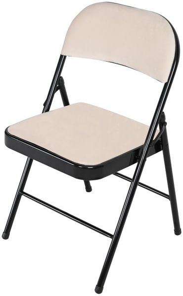 HTI-Living Stuhl Klappstuhl Velvet Gestell Schwarz (Stück, 1 St), Küchenstuhl Campingstuhl Bestuhlung Events