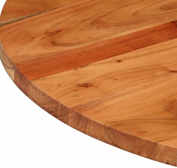vidaXL Tischplatte Ø80x3,8 cm Rund Massivholz Akazie 370055 Bild 6
