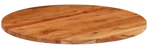 vidaXL Tischplatte Ø80x3,8 cm Rund Massivholz Akazie 370055 Bild 3