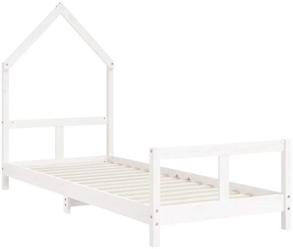 vidaXL Kinderbett Weiß 80x200 cm Massivholz Kiefer 834565 Bild 3