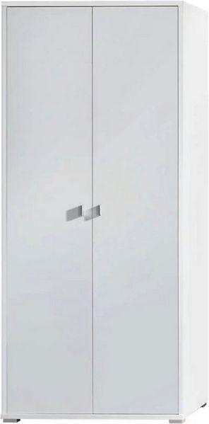MOEBLO Kleiderschrank ELTO 05 (Flurschrak Drehtürenschrank mit Einlegeböden, Wohnzimmerschrank 2-türig Schrank Gaderobe Drehtüren) - (BxHxT): 85 x 195 x 34 cm