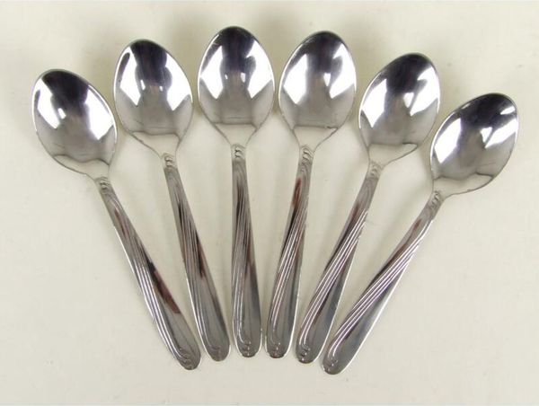 24x Kaffeelöffel Malaga 6er Set Besteck Tee Espresso Mokka Dessert Tafel Eier