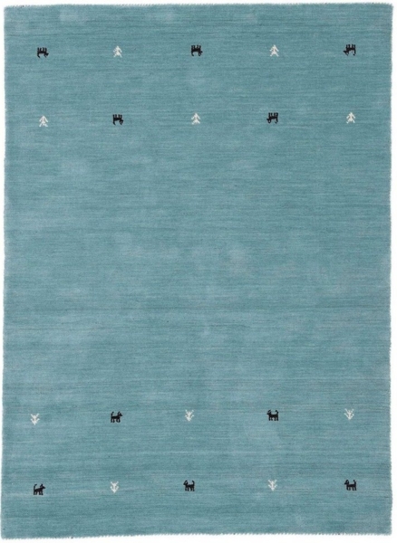 carpetfine Wollteppich Gabbeh Uni, auch als Läufer erhältlich, rechteckig, Höhe: 15 mm, reine Wolle, handgewebt, Gabbeh Loom Tiermotiv, große Farbauswahl Bild 1