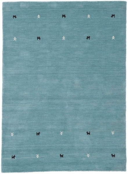 carpetfine Wollteppich Gabbeh Uni, auch als Läufer erhältlich, rechteckig, Höhe: 15 mm, reine Wolle, handgewebt, Gabbeh Loom Tiermotiv, große Farbauswahl Bild 4