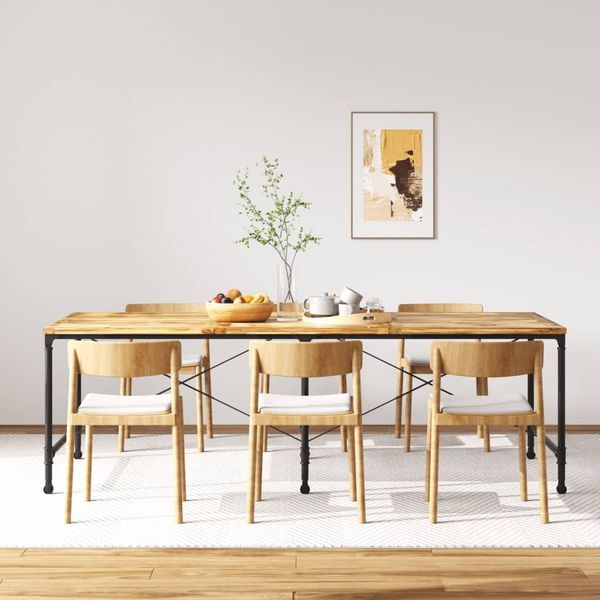 vidaXL Esstisch Massivholz Mango 240 cm 243992