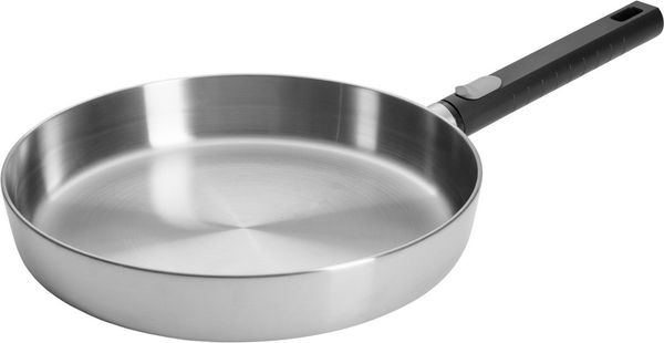Woll Logic Steel Bratpfanne, Ø 28 cm, 5 cm hoch abnehmbarer Stiel