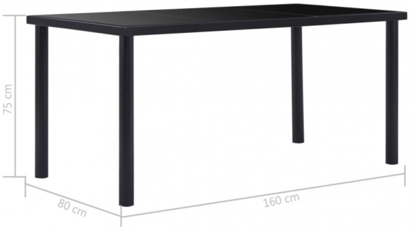 vidaXL 9-tlg. Essgruppe Kunstleder Weiß Bild 10