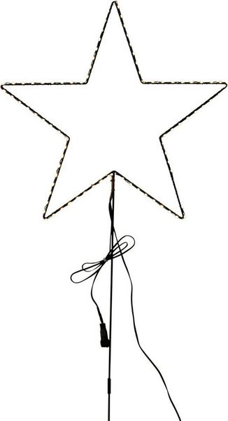 AM Design LED Stern, LED fest integriert, Warmweiß, Weihnachtsstern aus Draht, Weihnachtsdeko für innen und aussen