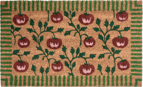 Fußmatte KNIK Naturfarben 40 x 60 cm Tomate Kokosfasern
