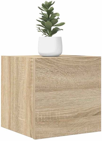TV-Wandschrank, Fernsehschrank Sonoma-Eiche 30,5 x 30 x 30 cm