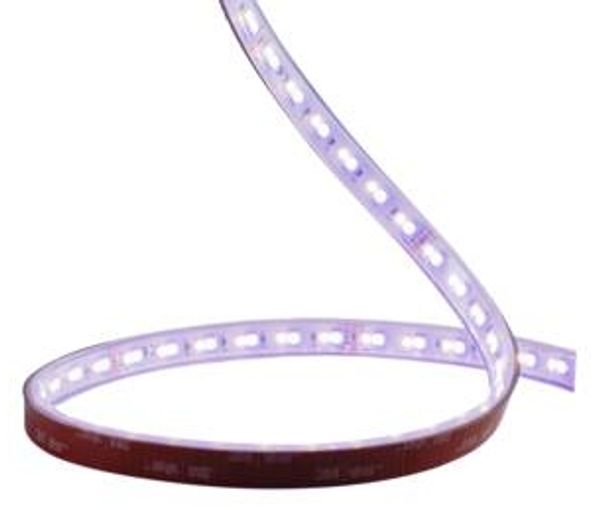 LED-Strip 24 V IP67 RGBW 5 m 120° 780 lm/m 17 6 W/m. RGB+Weiß 3000 K. Lebensdauer L70 50.000 Std.