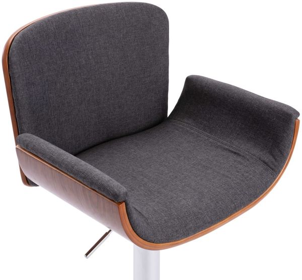 vidaXL Barhocker Grau Stoff 287379 Bild 6