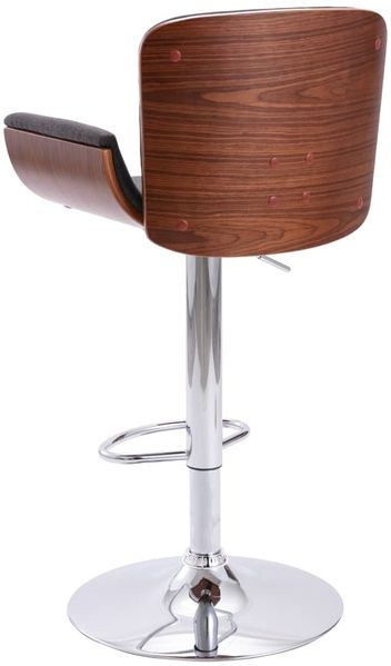 vidaXL Barhocker Grau Stoff 287379 Bild 4