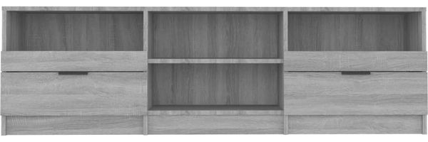 vidaXL TV-Schrank Grau Sonoma 150x33,5x45 cm Holzwerkstoff 817115 Bild 4