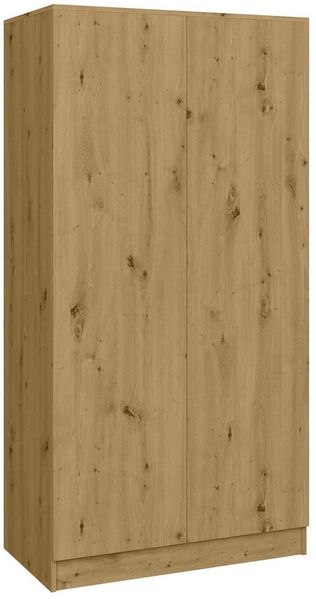 Beautysofa Kleiderschrank Zweitüriger mit Drehtürenschrank LOOK (Breite: 90 cm, Modernes TIP-ON Öffnungssystem (griffloses Öffnen möglich) Erhältlich mit oder ohne Schubladen