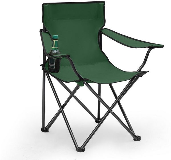 SUNULA Campingstuhl Faltbar Anglerstuhl Ultraleicht Faltstuhl Camping Klappstuhl (1 St), mit Getränkehalter, mit Tragetasche, bis max. 100 kg