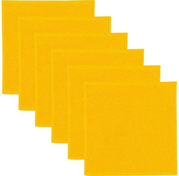 Erwin Müller Geschirrtuch Spültuch 6er-Pack, Baumwolle Uni