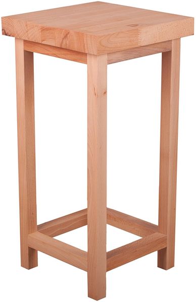 Blumenständer SIRI Platte 4cm Buche 30x30x60cm | Pflanzenständer Pflanzenregal Pflanzenhocker