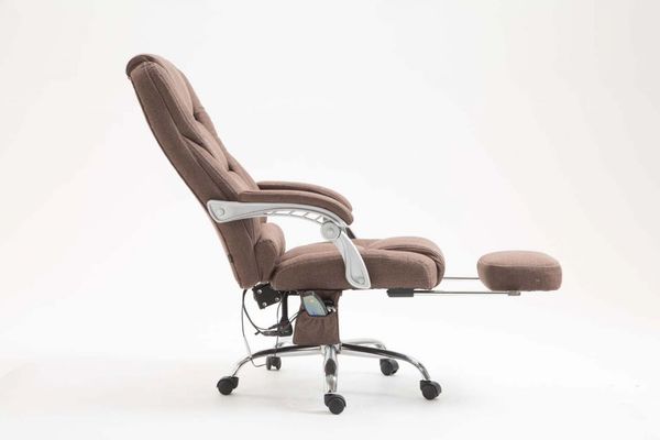CLP 'Pacific' Bürostuhl mit Massagefunktion, Stoff hellbraun, max. 150 kg Bild 5