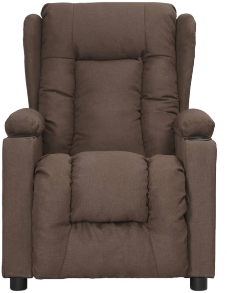 vidaXL Relaxsessel Taupe Stoff 339056