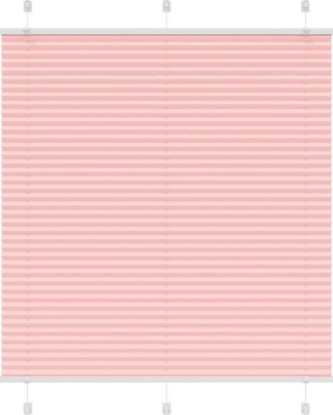 vidaXL Plissee Rosa 115x150 cm Stoffbreite 114,4 cm Polyester 4015452
