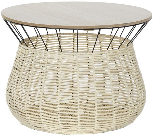 DKD Home Decor Beistelltisch, Eisen, MDF, Standard
