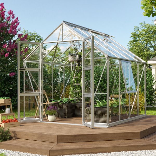 Vitavia Gewächshaus Olymp 6700, ESG 3mm, alu