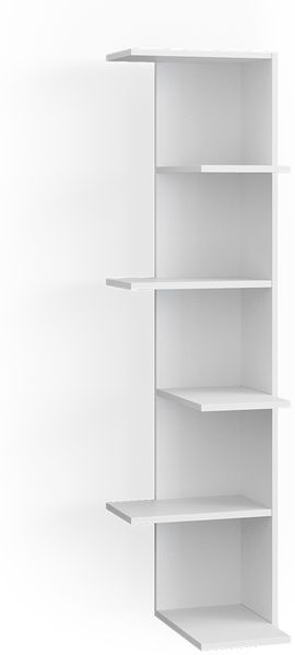 Eckregal Tera Weiß 37 x 140.1 cm Vicco
