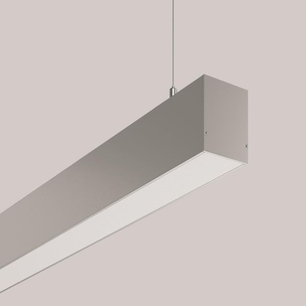 RZB LESS IS MORE 50 silber 312313.004.1 Pendelleuchten 4050lm 4K opal L=1407mm