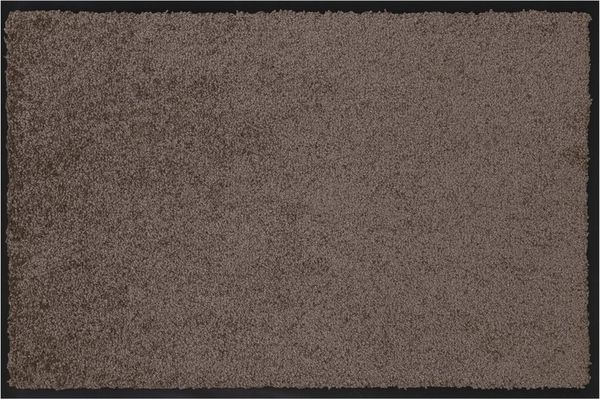ANRO Fußmatte QUEEN Hochwertig Eingangsmatte Schmutzfangmatte, Rechteck, Höhe: 10 mm, Größe 40x60cm - Braun hohe Feuchtigkeitsaufnahme - mit Gummirand