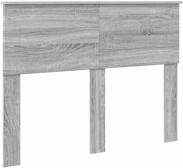 vidaXL Bettrahmen Graues Sonoma 135 x 190 cm Holzwerkstoff 3408277 Bild 7