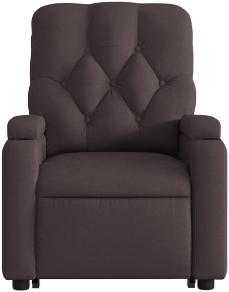 vidaXL Relaxsessel mit Aufstehhilfe Elektrisch Dunkelbraun Stoff 3204739 Bild 9
