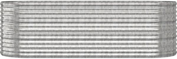 vidaXL Hochbeet Verzinkter Stahl 224x80x68 cm Silbern 318957 Bild 3