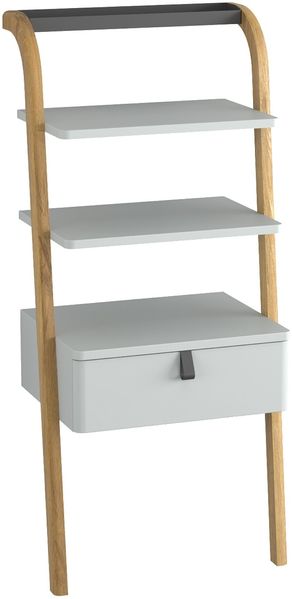 BADEDU PINA Badregal 56 cm breit, Grau