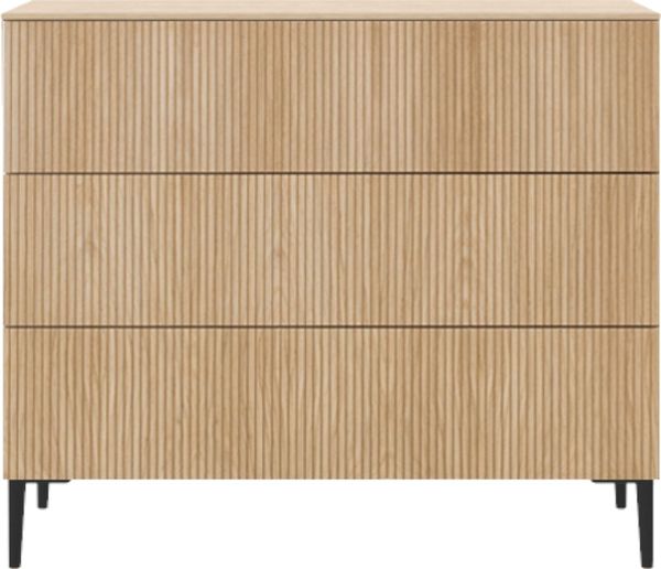 Kidsmill Levi Kommode Inkl. Gerade Beinset - Natur - Material: MDF / Spanplatte - Babypark. de