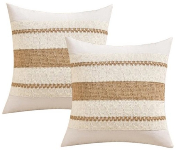 Kaket Kissenbezug Boho-Stil Dekoration, weicher Kissenbezug aus Baumwoll-Leinen-Weberei, (2 Stück), Weben Bild 4