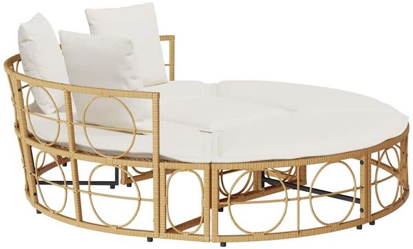 vidaXL Outdoor-Loungebett ohne Dach Poly Rattan 4108237 Bild 7