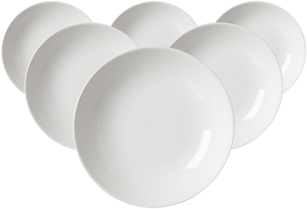 Ritzenhoff & Breker Levi Suppenteller ø 22 cm weiß 6er Set