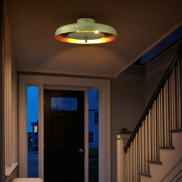 STANBOW Deckenleuchte Pendelleuchte aus Metall – 50 cm,G9,Industrie-Design, ohne Leuchtmittel, für Wohnzimmer, Küche & Flur