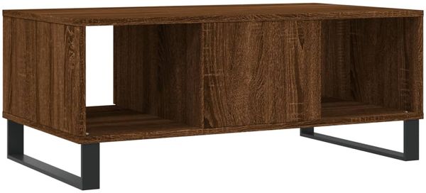 vidaXL Couchtisch Braun Eichen-Optik 90x50x36,5 cm Holzwerkstoff 830603 Bild 8