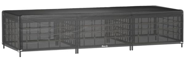 vidaXL Abdeckung für Sonnenliege 12 Ösen 205x75x40 cm Polyethylen 319342 Bild 2