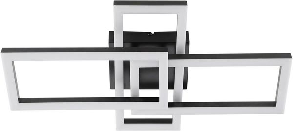 Brilliant LED Deckenleuchte Tavora, LED fest integriert, Warmweiß, LED-Profilleuchte, 2200 lm, 3000 K, 48 x 28 cm, Kunststoff schwarz Bild 3